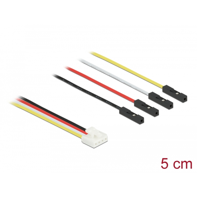 Delock IOT Grove átalakító kábel 4 db. tűs apa - 4 db. Jumper anya 5 cm hosszú