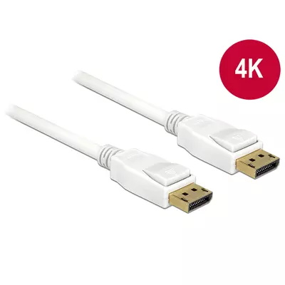 Delock Kábel Displayport 1.2 dugó > Displayport dugó 4K 1 m