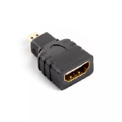LANBERG HDMI(F)->HDMI MICRO(M) ADAPTER FEKETE