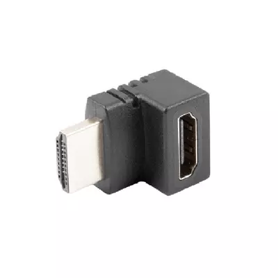 LANBERG HDMI(M)->HDMI(F) ADAPTER FERDÉN FELFELÉ FEKETE