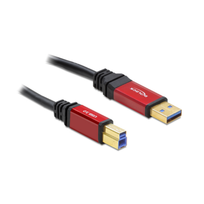 Delock Kábel USB 3.0 A típusú dugó > USB 3.0 B típusú dugó 1 m Premium