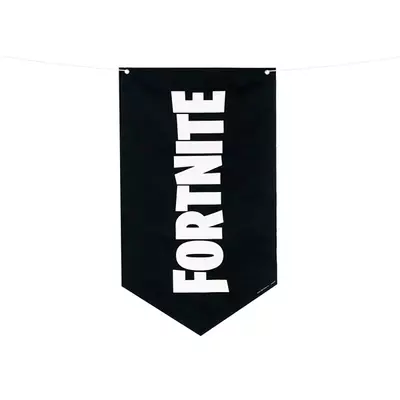Fortnite party zászlófüzér 52*30,5cm 
