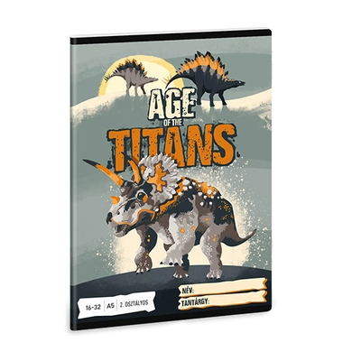 Ars Una: Age of the Titans 2.osztályos vonalas füzet A/5 16-32