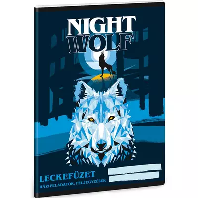 Ars Una: Nightwolf - Éjfarkas leckefüzet 38 lapos A/5