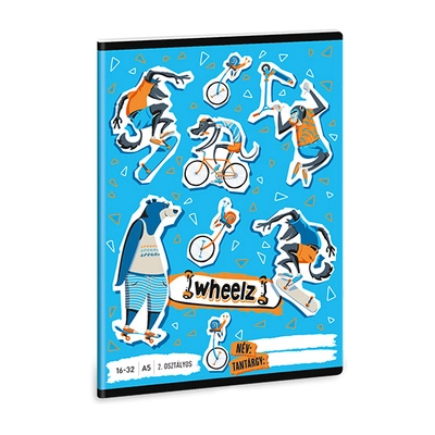 Ars Una: Wheelz 2.osztályos vonalas füzet A/5 16-32