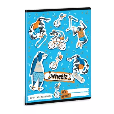 Ars Una: Wheelz kockás füzet A/5 27-32