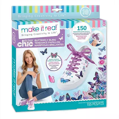 Make It Real: Sticker Chic Cipődíszítés - Pillangók