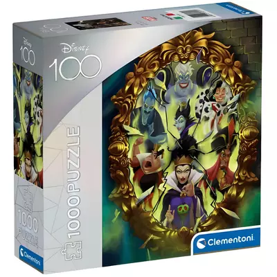 Disney 100: A Disney gonoszai 1000 db-os puzzle - Clementoni