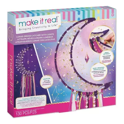 Make It Real: Holdalakú álomfogó készítő szett fényekkel