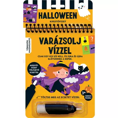 Varázsolj vízzel - Halloween kifestőfüzet