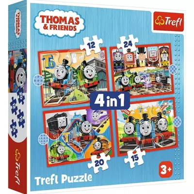 Thomas a gőzmozdony 4 az 1-ben puzzle - Trefl