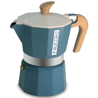 Pedrini 1 személyes kávéfőző kék színben 02CF-132