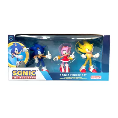 Sonic a sündisznó 3 db-os figura szett - Comansi