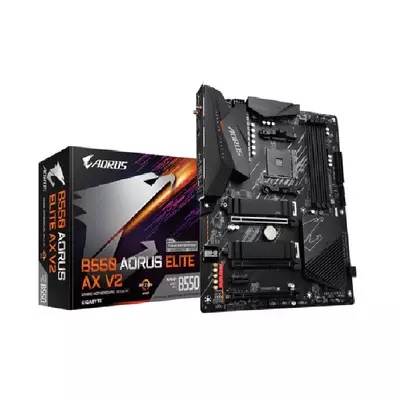 GIGABYTE Alaplap AM4 B550 AORUS ELITE AX V2 AMD B550, ATX