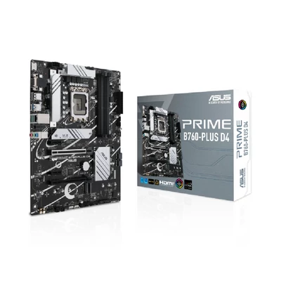 ASUS Alaplap S1700 PRIME B760-PLUS D4 INTEL B760, ATX