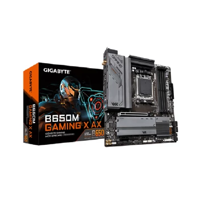 GIGABYTE Alaplap AM5 B650M GAMING X AX AMD B650, mATX