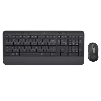 LOGITECH Billentyűzet + egér - MK650 Vezeték Nélküli Combo Grafitszürke, HUN