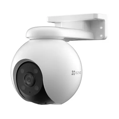 EZVIZ H8 PRO 2K 3MP kültéri kamera, színes éjszakai látás, 360° panoráma lefedettség, automatikus követés mikroSD 512GB