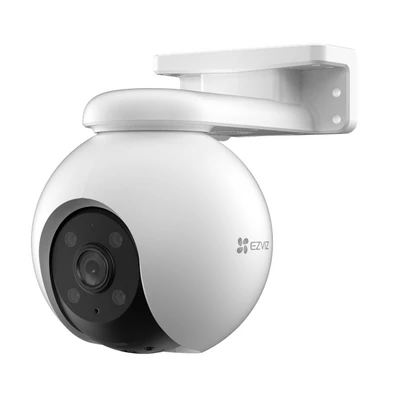 EZVIZ H8 PRO 3K 5MP kültéri kamera, színes éjszakai látás, 360° panoráma lefedettség, automatikus követés mikroSD 512GB