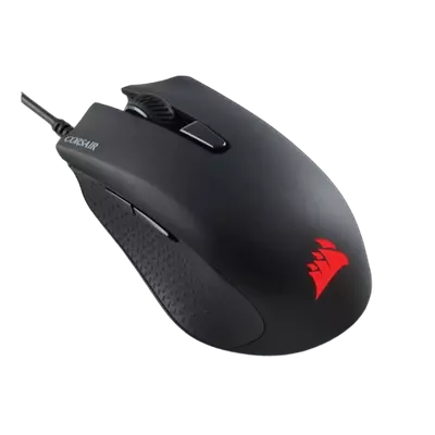 CORSAIR Vezetékes Egér Gaming, HARPOON RGB PRO FPS/MOBA, 6 programozható gomb, RGB Világítás, 12000dpi, fekete