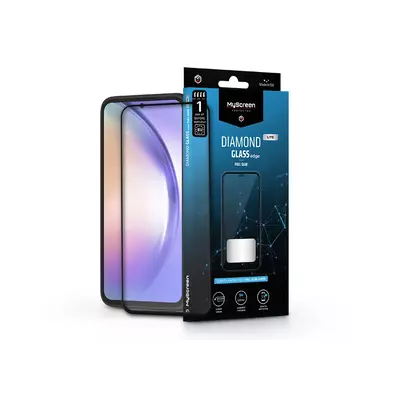 MYSCREEN PROTECTOR SAMSUNG SM-A546 GALAXY A54 5G EDZETT ÜVEG KÉPERNYŐVÉDŐ FÓLIA - BLACK