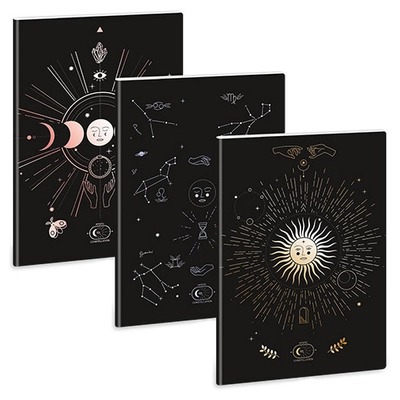 Ars Una: Mystic Constellation extra kapcsos vonalas füzet A/4