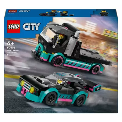 LEGO® City: Versenyautó és autószállító teherautó (60406)