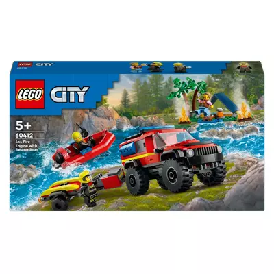 LEGO® City: 4x4 Tűzoltóautó mentőcsónakkal (60412)