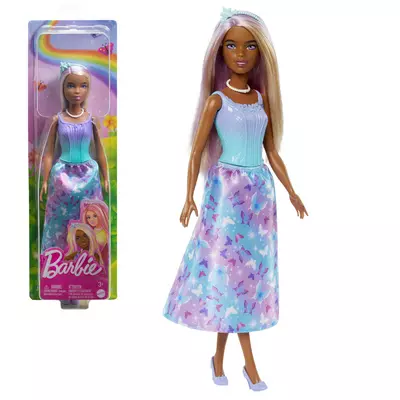 Barbie Dreamtopia: Hercegnő baba kék-lila pillangós ruhában - Mattel