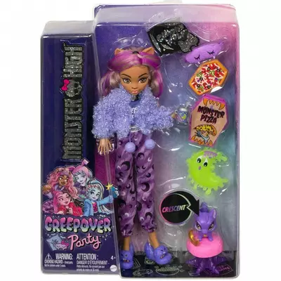Monster High: Creepover Party Clawdeen Wolf baba kiegészítőkkel - Mattel