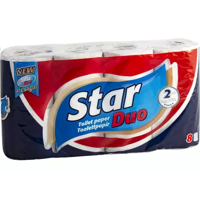 Star Duo toalettpapír 8 tekercs 2rétegű