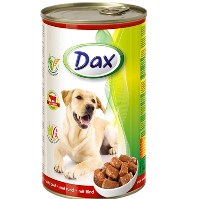 Dax marha kutyakonzerv felnőtt kutyák részére 1240g