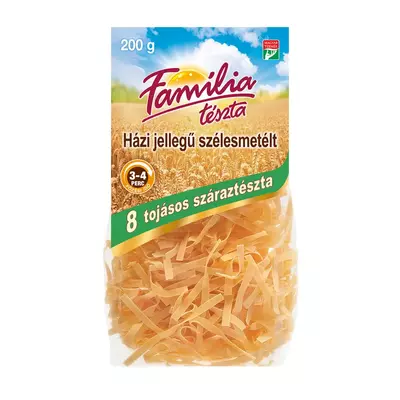 Família 8 tojásos szélesmetélt tészta 200g