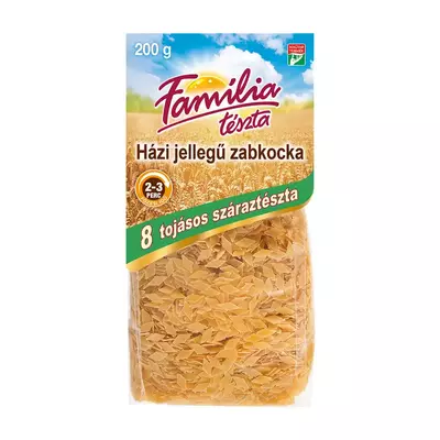 Família 8 tojásos zabkocka tészta 200g