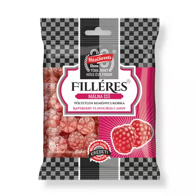 Filléres cukor 80g málna házisweets