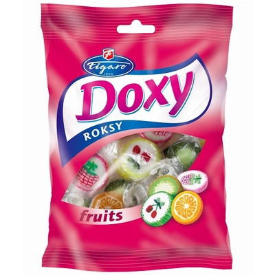 Doxy Roksy 90g vegyes gyümölcs cukorka 
