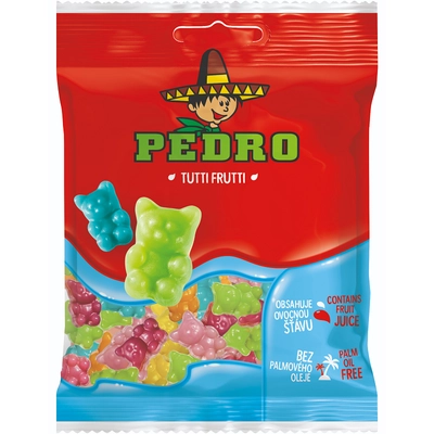 Pedro tutti frutti gumicukor 80g
