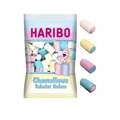 Haribo chamallows tubular colors habcukor 90g