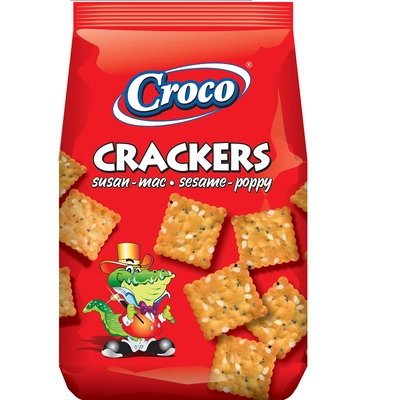 Croco crackers mákos-szezámmagos keksz 100g