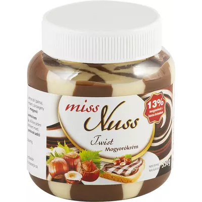 Miss Nuss Twist mogyorókrém 350G