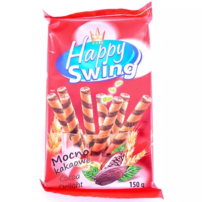 Happy swing kakaós ostyarúd 150g