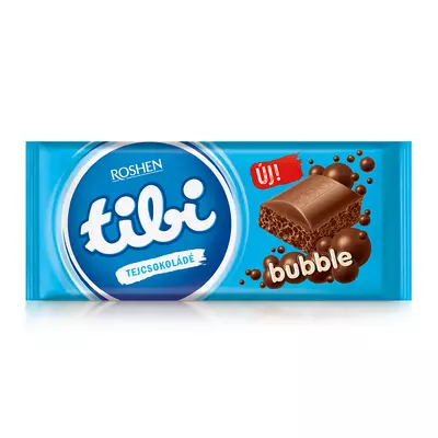 Tibi buborékos tejcsokoládé 80g