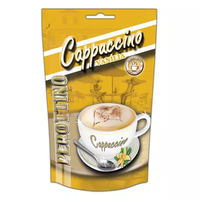 Perottino vanilia ízű capuccino italpor 90g