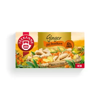 Teekanne ginger sea buckthorn gyümölcstea 20x1,75g