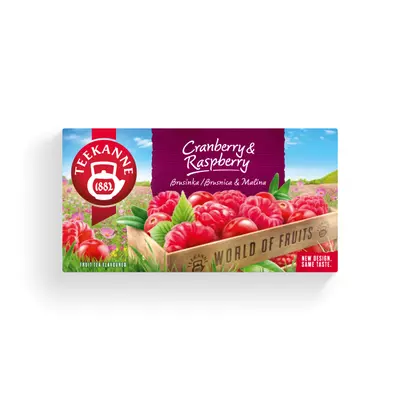 Teekanne cranberry raspberry gyümölcstea 20x2,25g