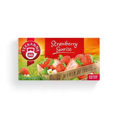 Teekanne strawberry sunrise gyümölcstea 20x2,5g