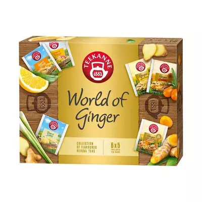 Teekanne World of Ginger teaválogatás 6x5db 55g