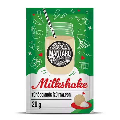 Mantaro milkshake túrógombóc ízű italpor 20g