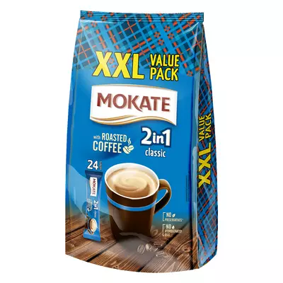 Mokate 2in1 classic XXL kávéspecialitás 20x14g+4db