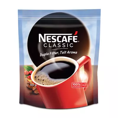 Nescafé classic kávé utántöltő 50g